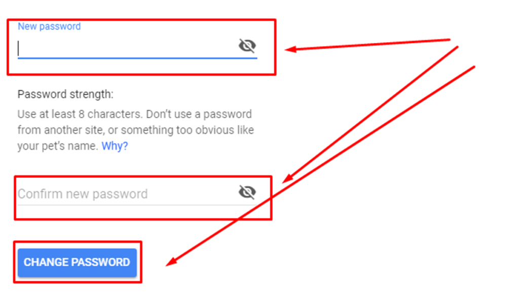How to change Gmail Password