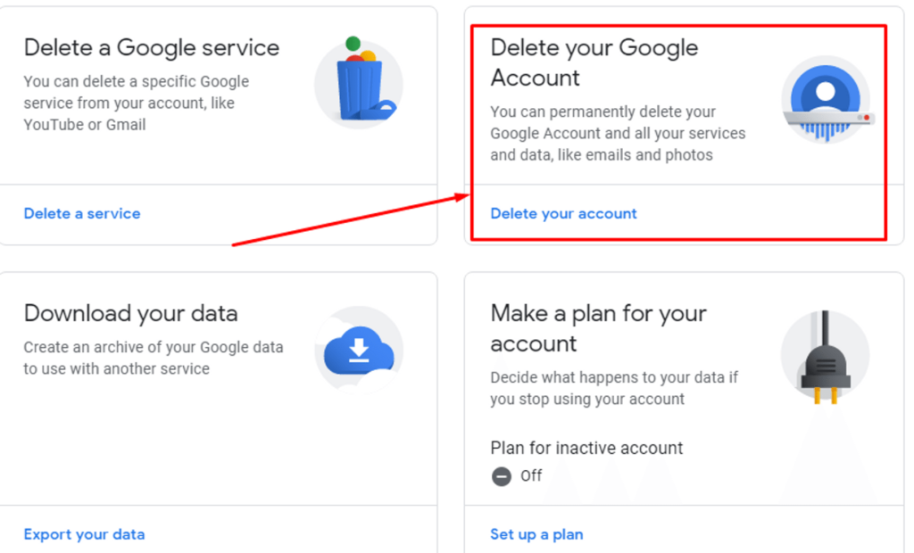 How To Delete Google Account 