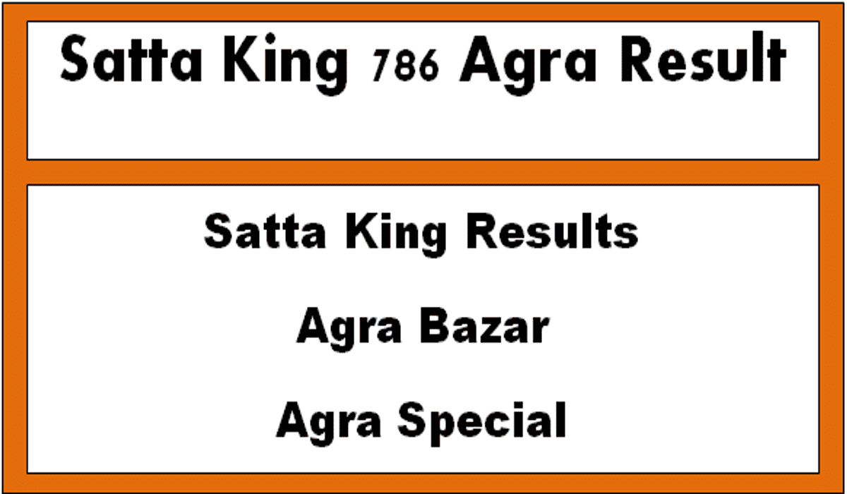 Satta King 786 Agra
